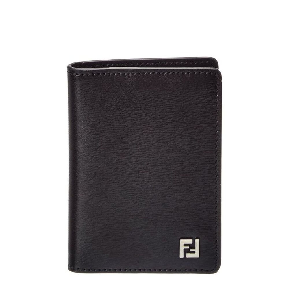 Fendi Leather Wallet, Black